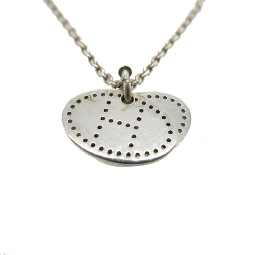 HERMÈS Collana ovale HERMES Eclipse Evelyn argento 925 0494 usata