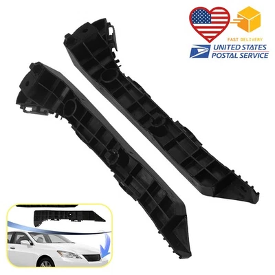 Juego de soportes de retención de parachoques delantero ABS corte láser negro para Lexus ES350 2007-2012 Foto 1 de 4