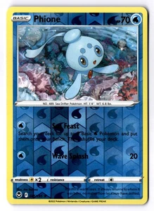 Phione Reverse Holo Rare SWSH12: Silver Tempest 045/195 NM - Picture 1 of 2