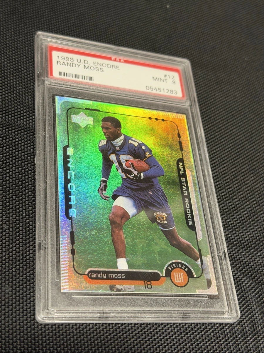 Upper Deck Randy Moss Rookie Football Trading Card Singles for