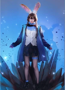 Anime Arknights Amiya Cosplay Kostüme Anzüge Rock Halloween Uniform Set Hanfu - Bild 1 von 9