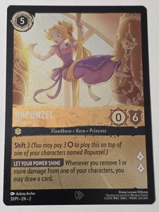 Disney Lorcana Rapunzel Gifted Artist 31/P1 Cold Foil Promo Card! FREE SHIPPING! - Picture 1 of 1