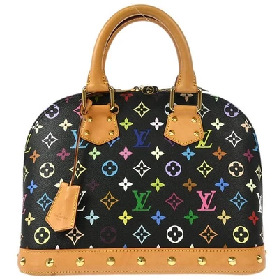Bolso de Mano Louis Vuitton Negro Monograma Multicolor Alma PM M40444 XX07973 Foto 1 de 4