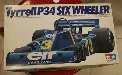 TAMIYA 1/20 - Kit TYRRELL P34 Six Wheeler, Grand Prix collection Kit 20001 - Immagine 1 di 3
