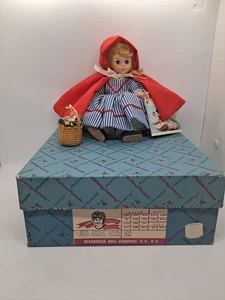 Vintage Madame Alexander 8 Zoll Puppe Rotkäppchen #482 mit Box - Bild 1 von 10
