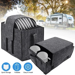 Wohnmobil Tellerhalter Tassenhalter Filz Organizer Camping Geschirr Aufbewahrung - Bild 1 von 12