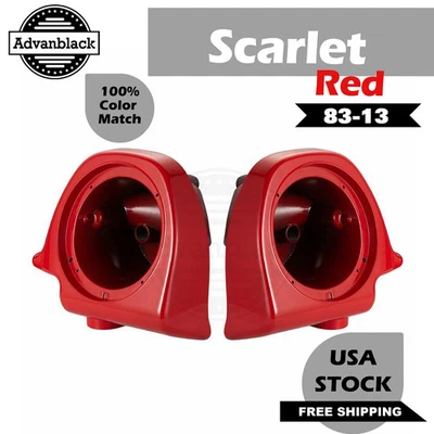 Cápsulas de altavoz Advanblack rojo escarlata de 6,5" para carenado inferior de 83'-13' ventilado HD Foto 1 de 4