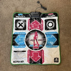 Konami Wired Stay Cool Dance Pad Mat Playstation PS1 PS2 RU041 - Picture 1 of 11