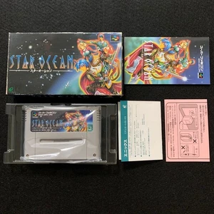 Star Ocean Super Famicom Game with Box and Manual Tested Condition - Picture 1 of 12