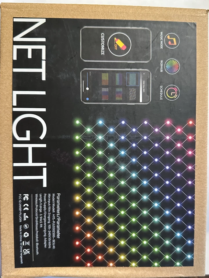 Avartar Controls Dynamic Net 150Led Lights 4*6 FT Christmas Decoration Smart RGB - Image 1 of 4