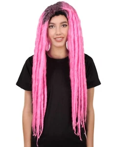Long Dreadlock Wig for Women, Dark Roots Halloween Cosplay Wigs, Multiple Colors - Picture 1 of 112