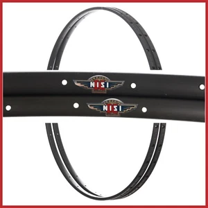 PAR DE REEDICIÓN DE LLANTAS NISI CORSA STRETTO 28" 700c 32H AGUJEROS DE COLECCIÓN BICICLETA DE CARRETERA TUBULAR - Imagen 1 de 9