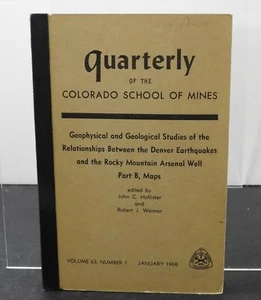 Vintage Quarterly Colorado School Mines By Hollister (1968 Hardcover) Book P5 - Picture 1 of 12
