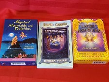 DOREEN VIRTUE ORACLE CARD DECK LOT ANGEL ANSWERS + MERMAIDS + ANGELS BOOK
