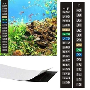 1-3xLCD Thermometer Adhesive Sticker Temperature Gauge Aquarium L9R8 Window Z2R2 - Picture 1 of 23