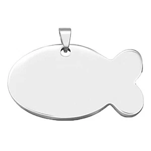 PET ID TAG CUSTOM ENGRAVED PERSONALIZED DOG CAT NAME TAGS DOUBLE SIDE - Picture 1 of 10