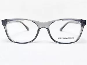 NEW Emporio Armani EA3064 5372 Womens Transparent Modern Eyeglasses Frames 52/16 - Picture 1 of 6
