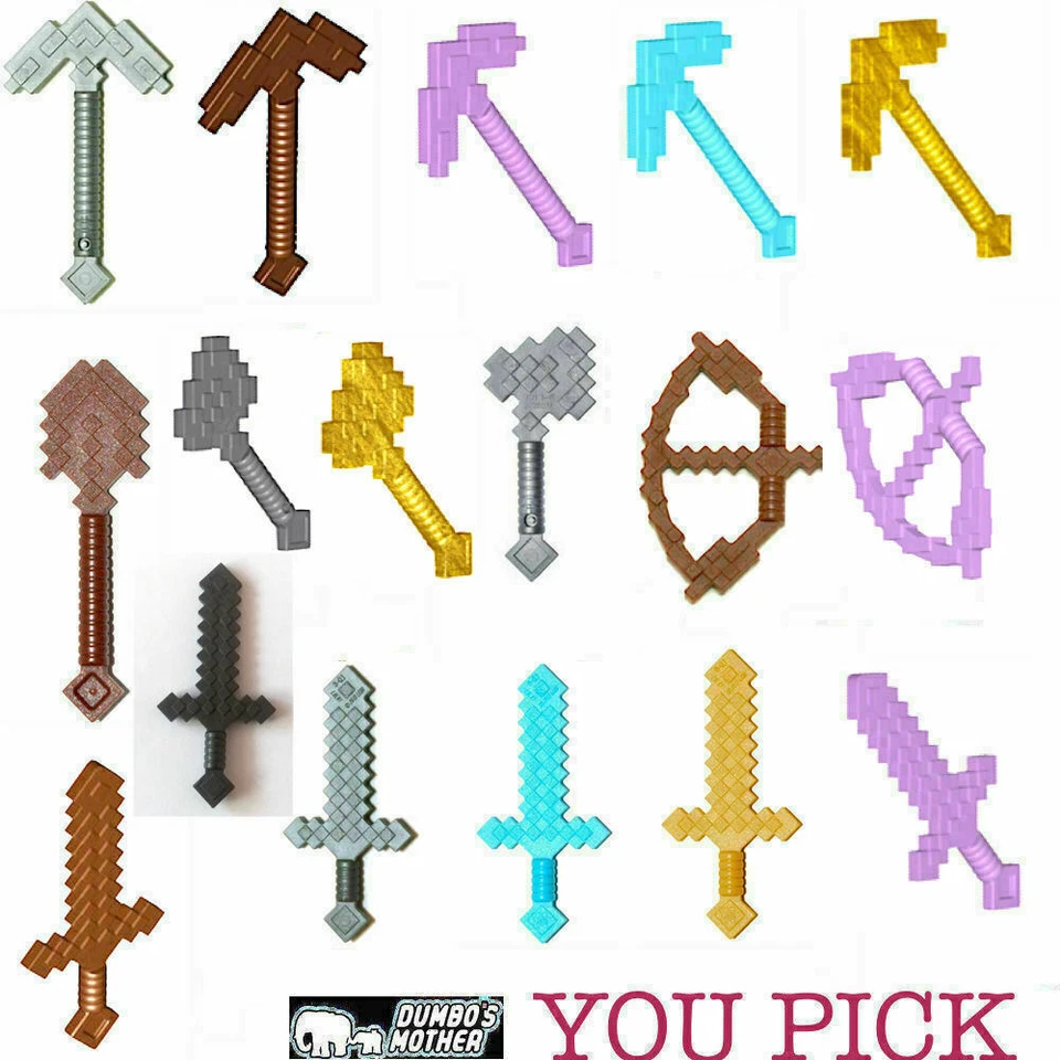 Lego Minecraft Arma Minifigura Utensilios NUEVO Foto 1 de 1