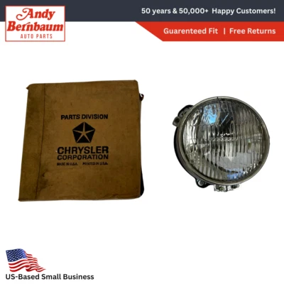 1961-1967 Dodge Plymouth Charger Low Beam Headlamp Assembly 2524930 NOS - Image 1 of 4