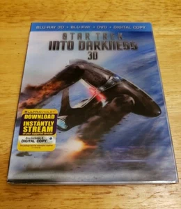 Star Trek Into Darkness 3D Blu-ray DVD, 2013, 3-Disc Set + Lenticular Slipcover - Picture 1 of 6
