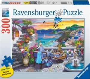 Ravensburger Santorini Sunset Large Format Jigsaw Puzzle (300pcs) FREE SHIPPING - Picture 1 of 3