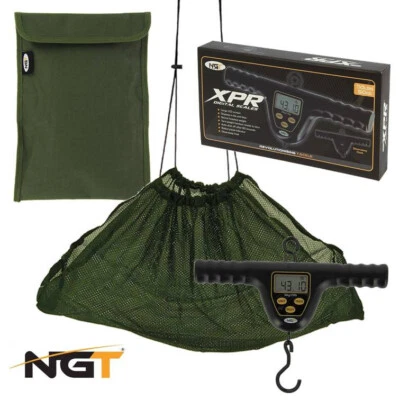 NGT Fishing Scales Weigh Sling Case Set XPR T Bar Digital Carp Scale - Image 1 of 4