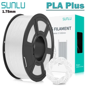 SUNLU 1KG Weiß PLA Plus 3D Drucker Filament 1,75mm PLA+ Verbrauchsmaterial +/-0,02mm - Bild 1 von 13