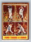 1962 Topps #315 Whitey Ford Tosses a Curve HOF New York Yankees Card VG-EX