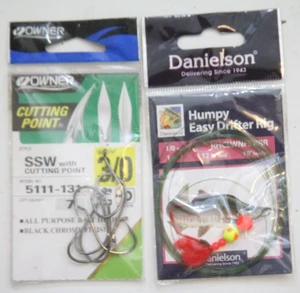 New Danielson Humpy Easy Drifter Rig & Owner Cutting Point Size 3/0 Hooks BB762 - Picture 1 of 6