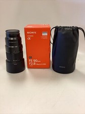 Sony sel90m28g fe 90mm f/2.8-22 macro Lens