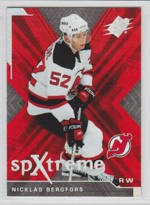 2007-08 UD SPX NICKLAS BERGFORS RC SPXTREME 13/25 SPECTRUM #X61 Upper Deck Devil