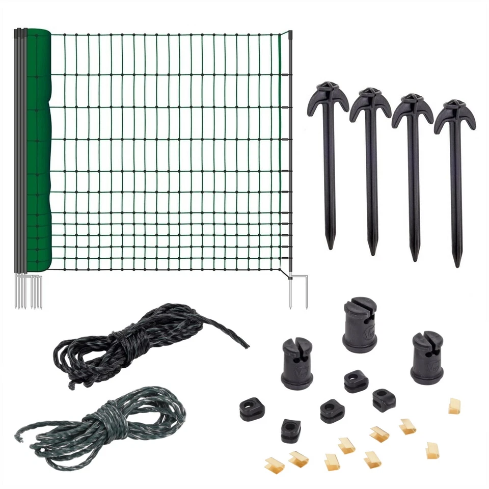 VOSS.farming 112cm Geflügelnetz - 25m, Grün