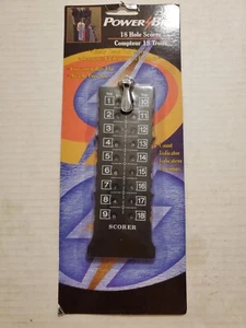 Powerbilt 18 Hole Golf Scorer ABS Plastic Strip Type New - Imagen 1 de 3