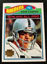 2001 Topps Archives #20 Dave Casper 1977 Design Oakland Raiders Football Card