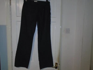1 Navy blue with metallic gold stripes going out party trousers, GAP, UK size 10 - Picture 1 of 4