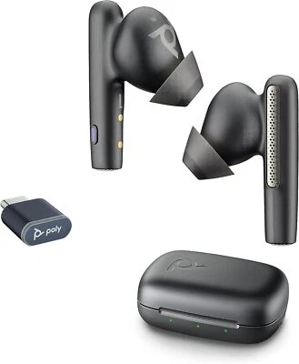 Poly (Plantronics) Voyager Free 60 UC True Wireless Earbuds with BT-700C Dongle - Image 1 of 4