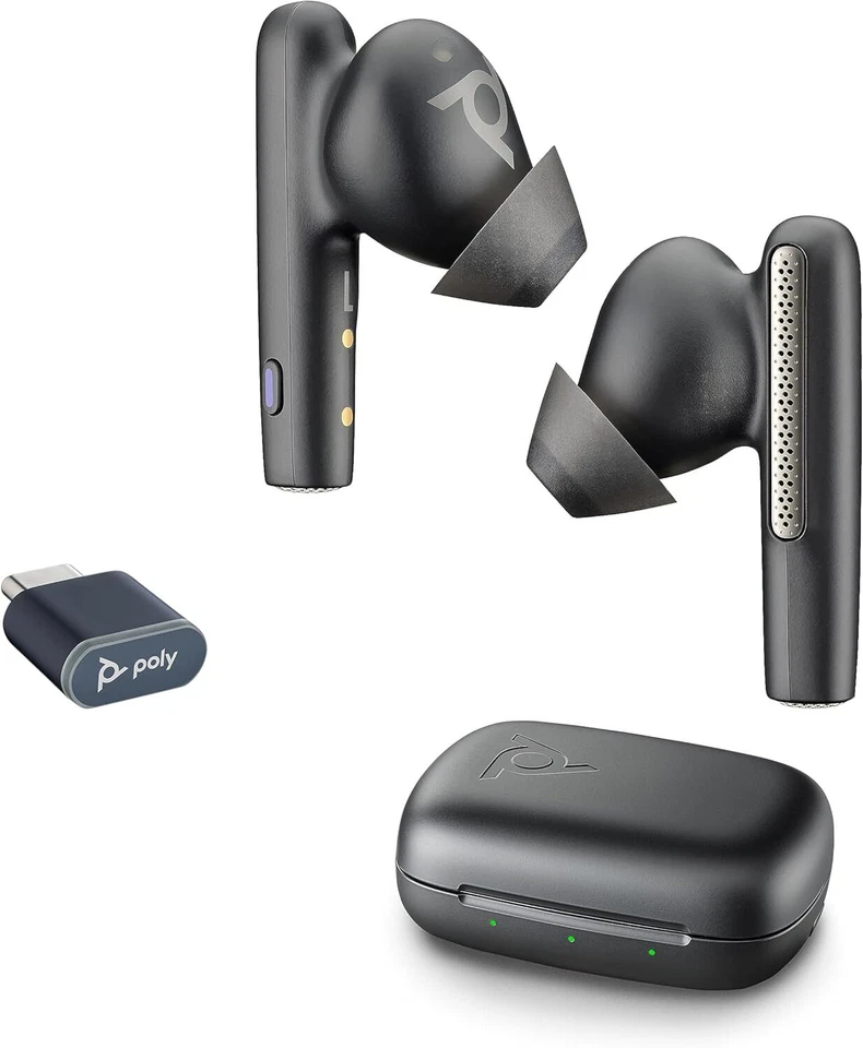 Poly (Plantronics) Voyager Free 60 UC True Wireless Earbuds with BT-700C Dongle - Image 1 of 4