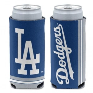 Los Angeles Dodgers MLB Slim Can Cooler Two-Sided Design - Picture 1 of 1