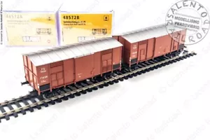 Brawa 48572 H0 1:87 - Set of 2 Closed Freight Cars FS from Era II - Picture 1 of 8