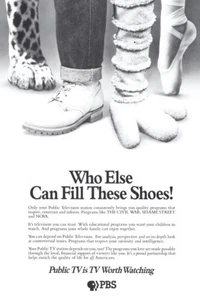 1991 PBS: Who Else Can Fill These Shoes Vintage Print Ad - Bild 1 von 1