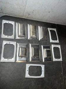 Pass & Seymour Stainless Steel Indoor/Outdoor Wall Covers QTY 6 - Picture 1 of 8