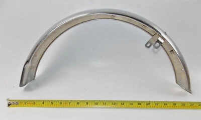 Guardabarros trasero cromado acero años 70 3,25" guardabarros ciclomotor puch tomos piaggio garelli Foto 1 de 4