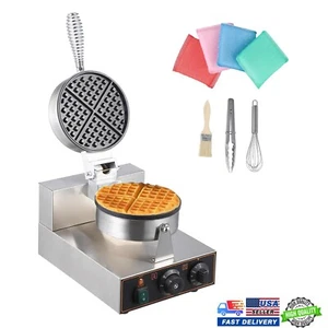 Commercial Waffle Cone Maker Electric Non-Stick Waffle Making Machine 1200W USA - Picture 1 of 7