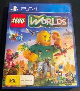LEGO WORLDS | SONY PS4 [PREOWNED] + MANUAL | AU SELLER - Picture 1 of 3