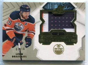 2021-22 SPx Extravagant Materials Premium EMLD Leon Draisaitl Patch 7/10