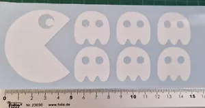 PACMAN Pac-Man Sticker Sticker Set Retro Game Games Packman - Imagen 1 de 7