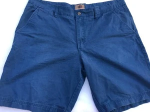 Boston Traders Chino Shorts Heavy Duty Canvas Workwear Navy Blue Mens Size 40 C - Picture 1 of 8