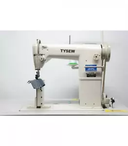 Tysew TY-1400P-1 Post Wheel Feed Lockstitch Straight Stitch Industrial Sewing Ma - Picture 1 of 4