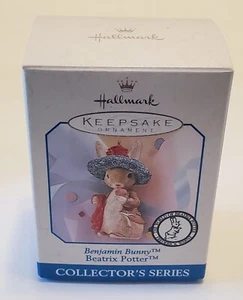 Hallmark Keepsake Ornament Benjamin Bunny Beatrix Potter 1998 w/ Box ~ t5093 - Picture 1 of 9