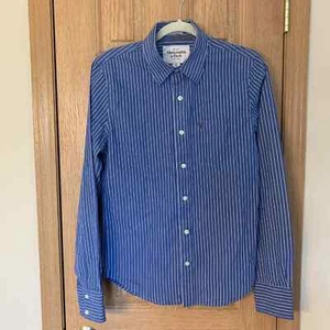 Abercrombie & Fitch Herren "Muscle" Langarm Button Down Gr. S gestreift - Bild 1 von 5